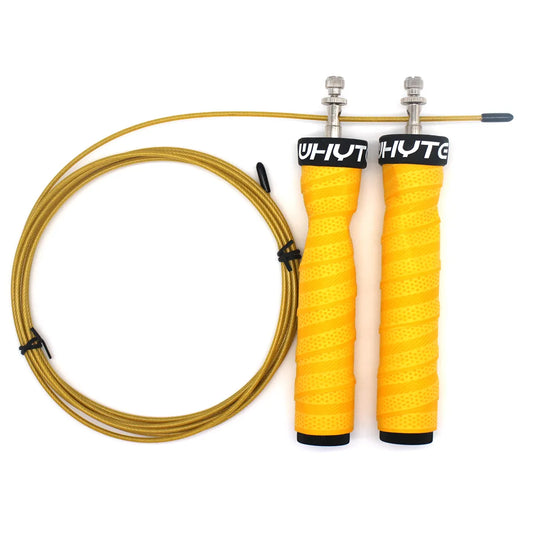 Pro Crossfit Jump Rope - Ball Bearings, Weighted for Sports Training-0